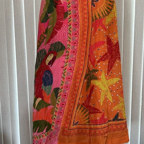 FARM RIO
Mixed Scarves Midi Skirt In Multi size Small - Picture 4 of 9